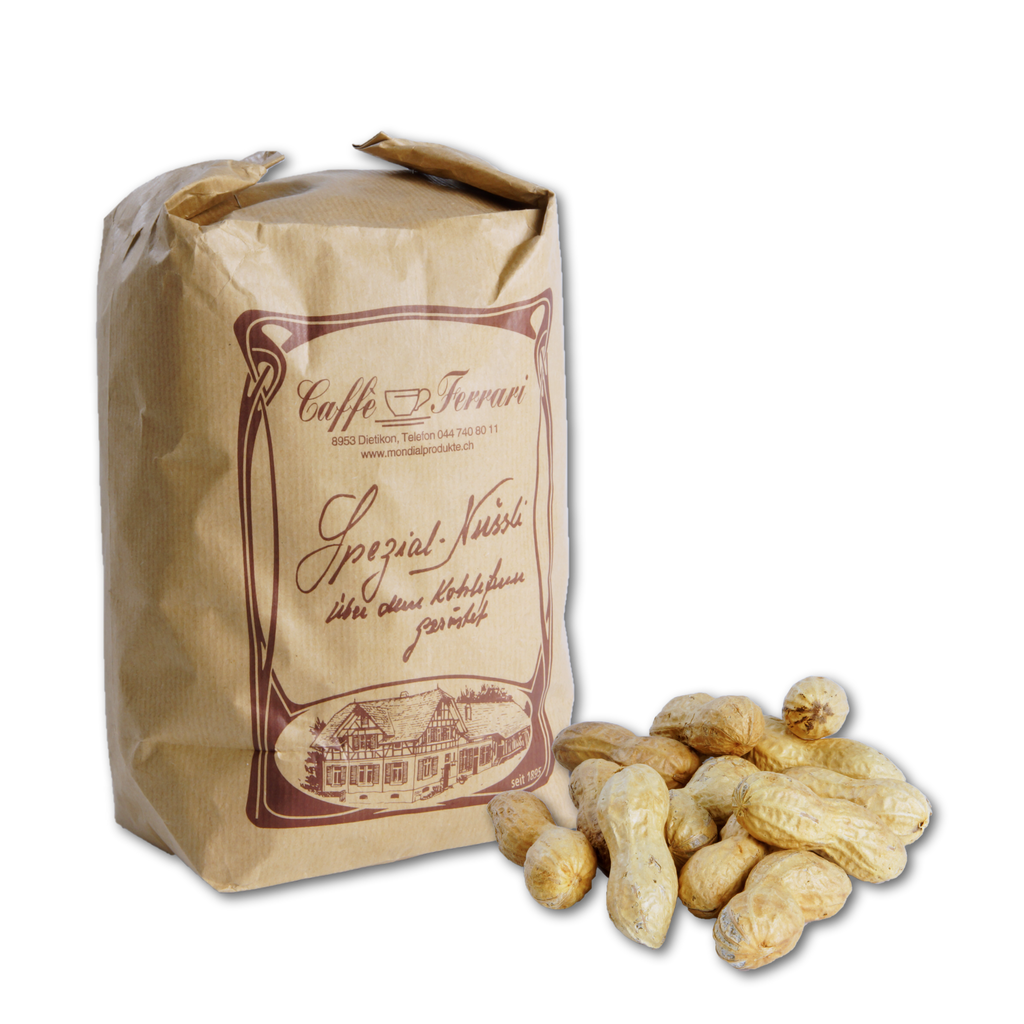Frisch geröstete Erdnüssli